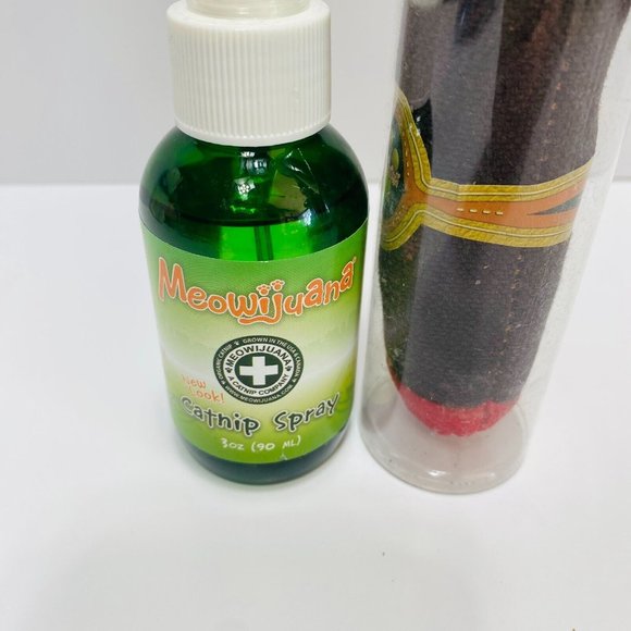 Meowijuana Catnip Spray & Catnip Cigar Toy For Cats Fun - Picture 2 of 8